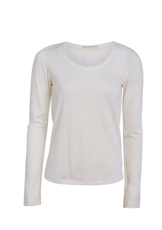 Detailed with a scoop neckline, this layering essential is soft and lightweight to wear all seasons.
