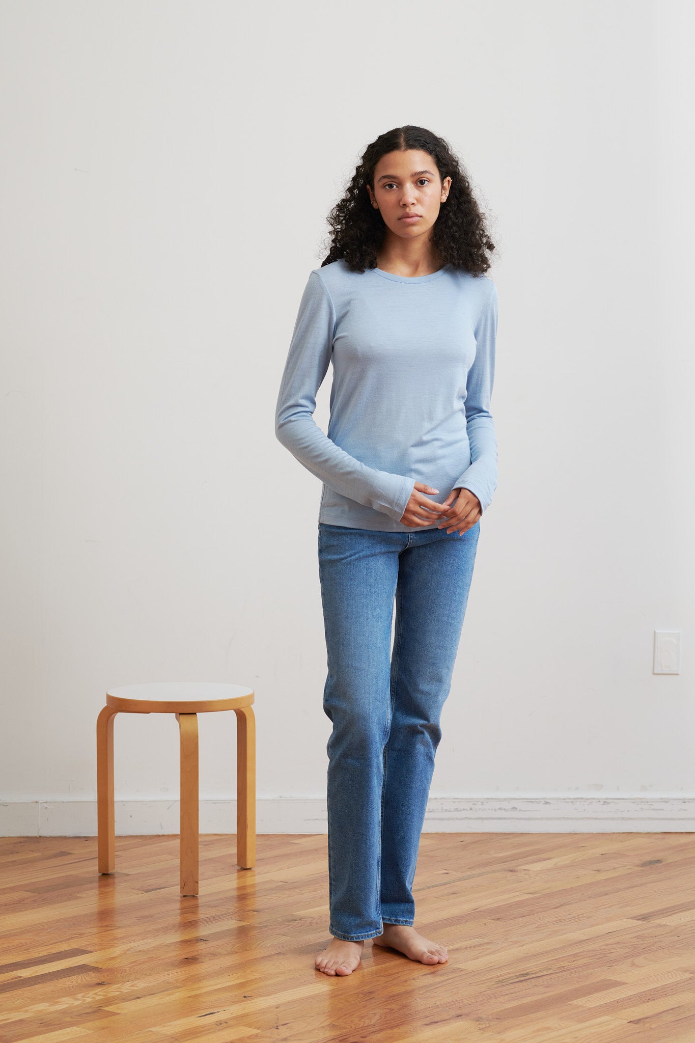 Classic long-sleeve crew neck is soft and lightweight designed for versatility and comfort in your everyday life.