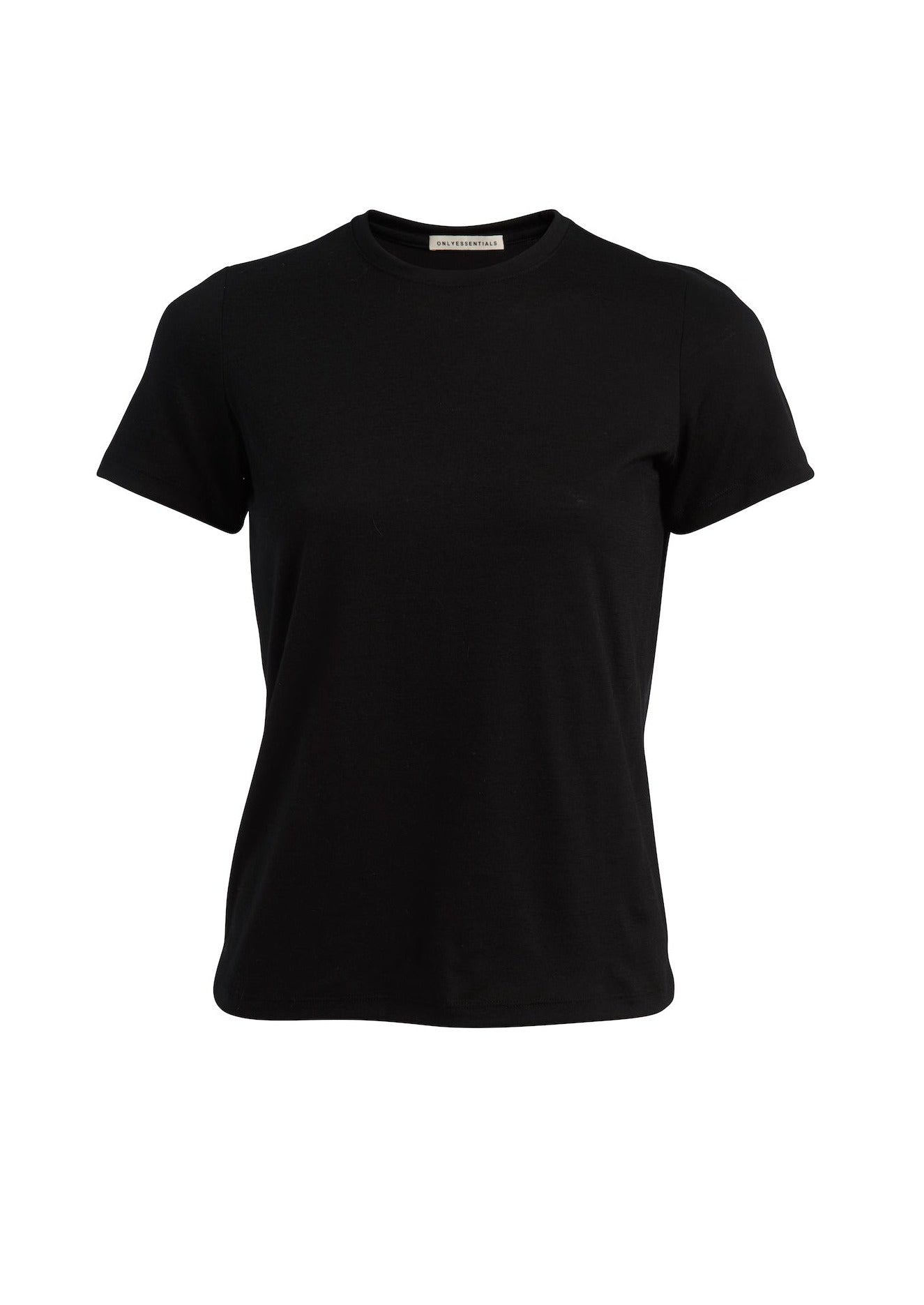 Ethical Wool Black Merino Scoop Neck Top