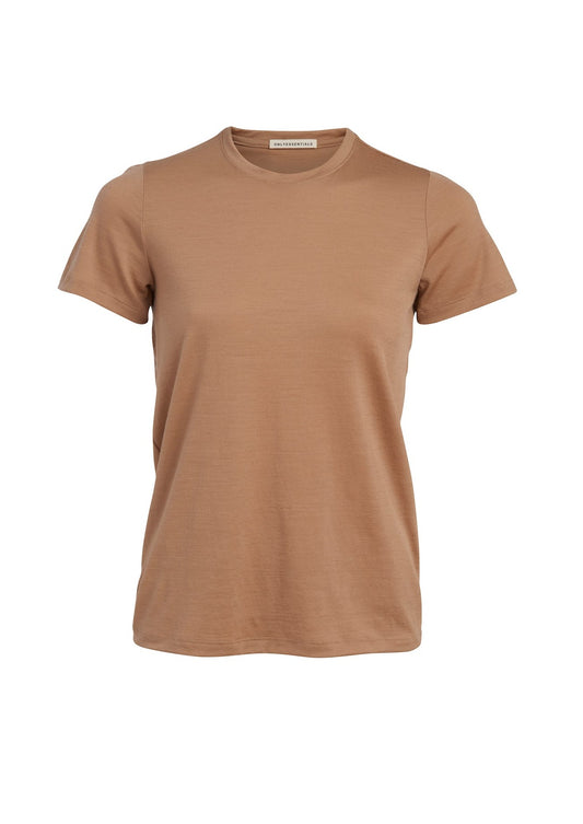 A wardrobe essential, this classic t-shirt in ethical wool is soft and lightweight and designed to wear all seasons.