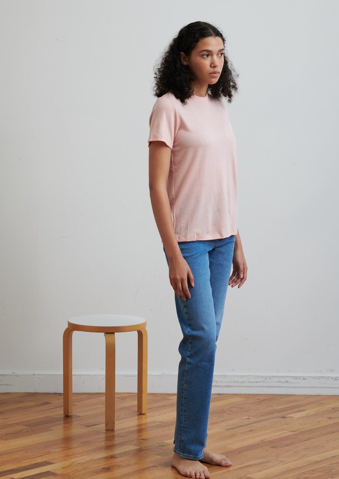 An elevated essential, this classic t-shirt made in New Zealand from 100% traceable merino wool is soft and lightweight to wear all seasons.
